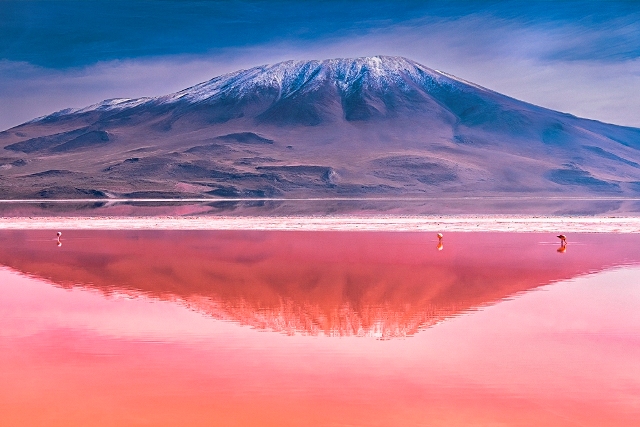 lago colorido concurso de fotografia Colômbia