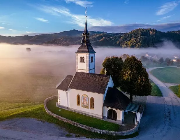 Igreja S. João Batista Eslovênia foto de monumento Wiki Loves Monuments