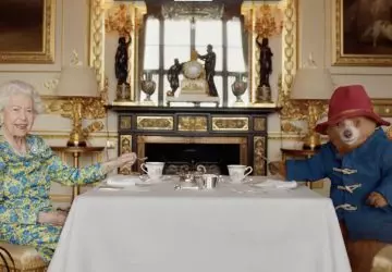 Vídeo da rainha Elizabeth tomando chá com ursinho Paddington exibido na celebração do Jubileu de Platina vence prêmio Bafta de momento mais memorável da TV britânica do ano