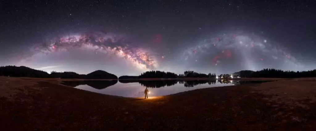 Foto da Via Láctea no inverno e no verão na Búlgária é uma das melhores imagens do Fotógrafo do Ano da Via Láctea 2023