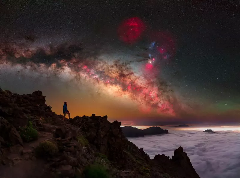 Foto da Via Láctea em La Palms e Ilhas Canárias, na Espanha é uma das melhores imagens do Fotógrafo do Ano da Via Láctea 2023