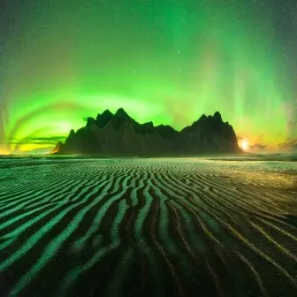Aurora boreal super-rara com cores rosa e laranja aparece na Noruega; veja