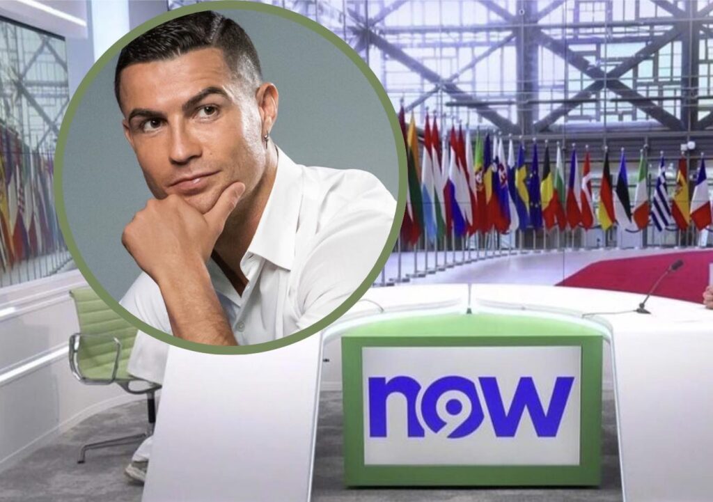 Cristiano Ronaldo sócio do canal de TV Now, de Portugal