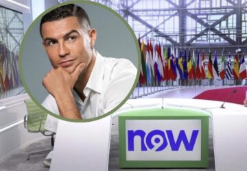 Cristiano Ronaldo sócio do canal de TV Now, de Portugal