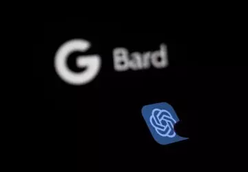 Logomarca Google Bard ChatGPT IA inteligência artificial generativa