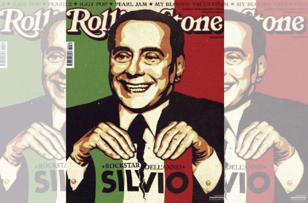 Revista Rolling Stone elegeu Silvio Berlusconi popstar do ano em 2009