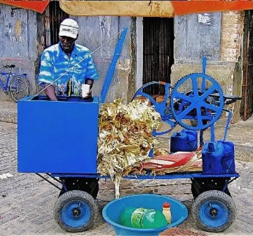 Carrinho de vendedor de cana é uma das imagens finalistas do prêmio de fotos de cultura popular Wiki Loves