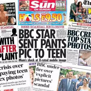 Jornais britânicos mostram caso do apresentador da BBC denunciado por pagar jovem por fotos explícitas