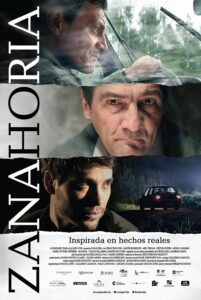 Cartaz do filme Zanhoria, do Uruguai, sobre jornalistas que revelam segredos da ditadura militar