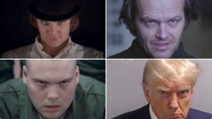 Usuária do Twitter comparou a expressão de Donald Trump a um estilo de filmagem do diretor Stanley Kubrick para representar situações de extrema perturbação