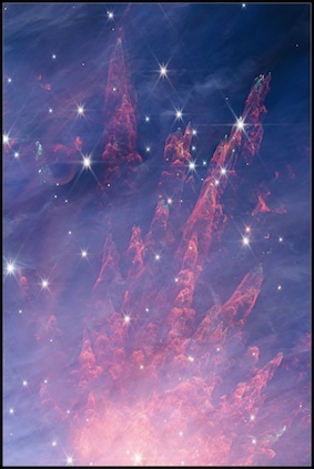 Explosão na nebulosa de Órion, em nova foto do telescópio James Webb