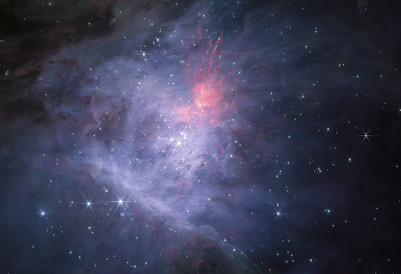 Nebulosa Orion em foto revelada pelo telescópio James Webb