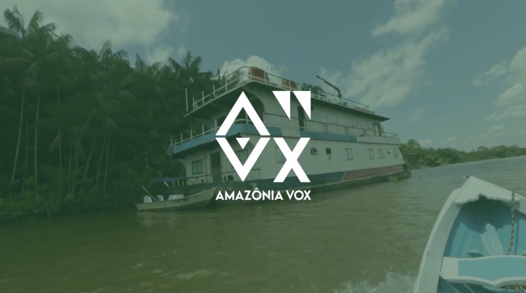 Rio da Amazônia, imagem de reportagem da plataforma de jornalismo Amazônia Vox