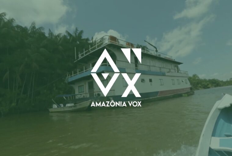 Rio da Amazônia, imagem de reportagem da plataforma de jornalismo Amazônia Vox