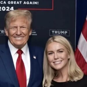 Donald Trump e Karoline Leavitt, a mais jovem Secretária de Imprensa da história da Casa Branca