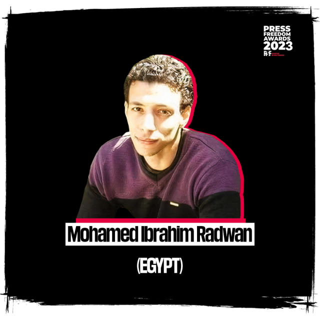 Mohamed Ibrahim Radwan, jornalista egípcio indicado a prêmio de liberdade de imprensa 