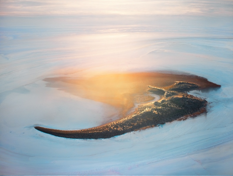 Lago Frome, Austrália ao nascer do sol é uma foto premiada no NLP 2023
