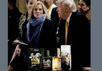 Donald Trump usou imagem de Jill Biden em campanha de seu perfume Fight