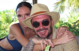 David e Victoria Beckham passam férias nas Bahamas
