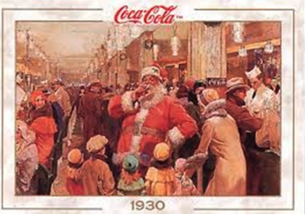 Primeiro anúncio de Papai Noel para a Coca-Cola 