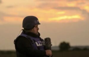 Wael Dahdouh, jornalista da Al Jazeera na Palestina cobrindo a guerra em Gaza