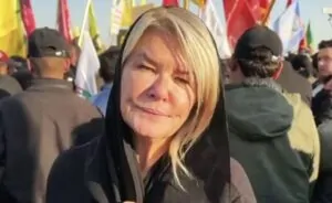 Alex Crawford, da Sky News do Reino Unido, é uma das signatárias da carta cobrando acesso de jornalistas a Gaza