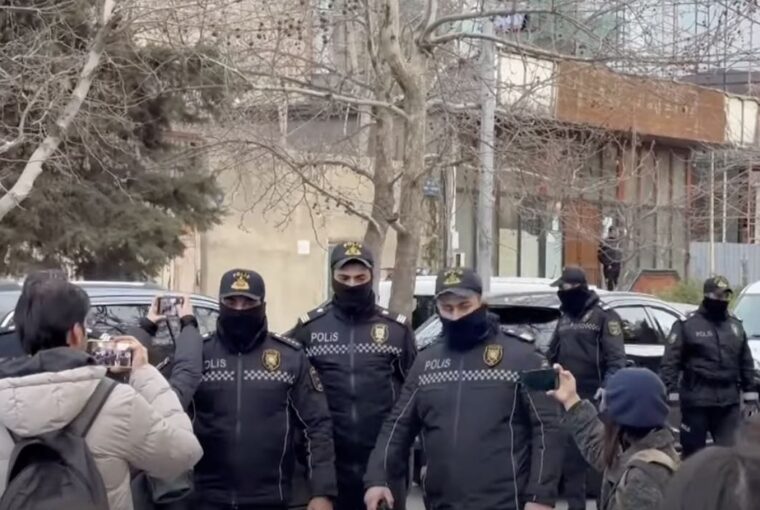 Operação policial em TV no Azerbaijão