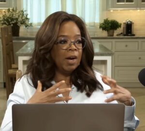 Oprah Winfrey em vídeo do Vigilantes do Peso