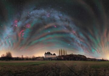 Astrofotografia da Via Láctea na França