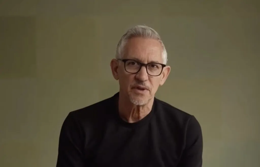 Gary Lineker no Instagram anunciando a saída da BBC após post antissemita