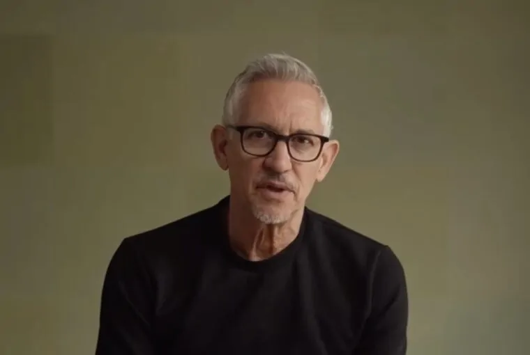 Gary Lineker no Instagram anunciando a saída da BBC após post antissemita