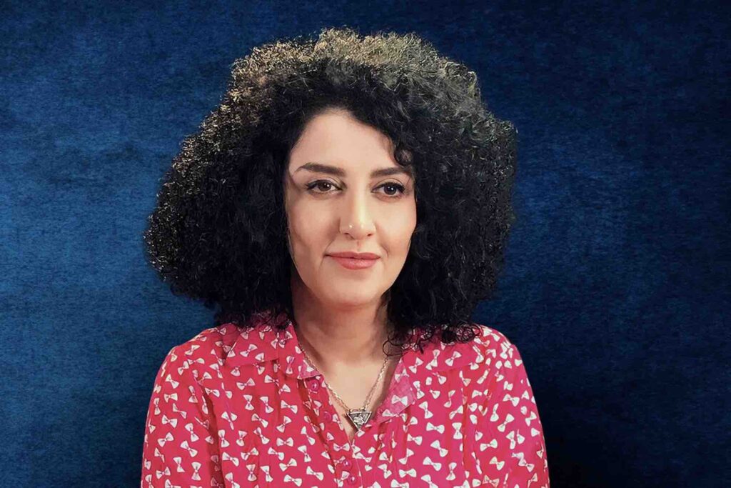 Narges Mohammadi jornalista ativista do Irã Nobel da Paz presa