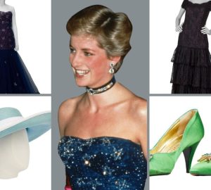 Princesa Diana e peças vendidas em leilão em Los Angeles