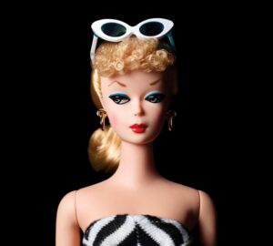 Rosto da primeira Barbie destaque da exposição Barbie no The Museum Design