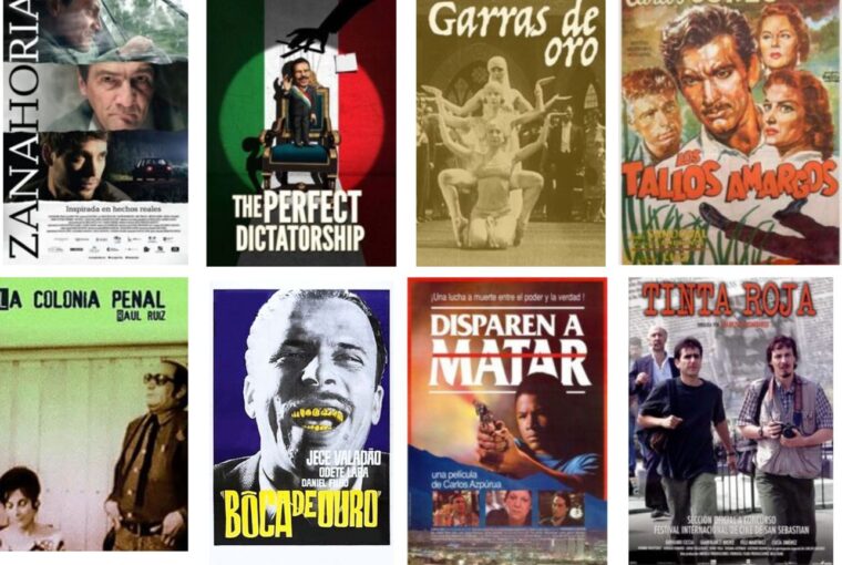 Cartazes filmes latino-americanos sobre jornalismo