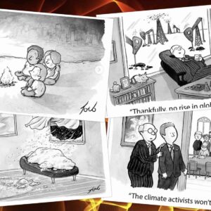 Cartoon mudança climática