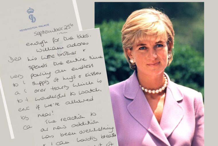 Leilão de cartas da Princesa Diana