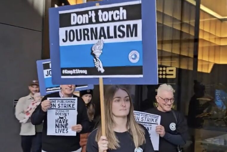 Jornalistas da Austrália em greve durante Olimpíadas