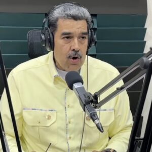 Nicolás Maduro em entrevista para a imprensa estatal