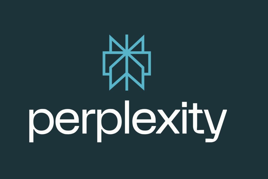 logomarca Perplexity AI fundo verde