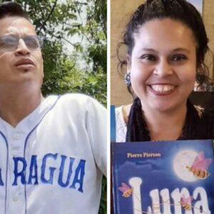 Victor Ticay e Fabiola Tercero, jornalistas da Nicarágua deportados junto com presos políticos