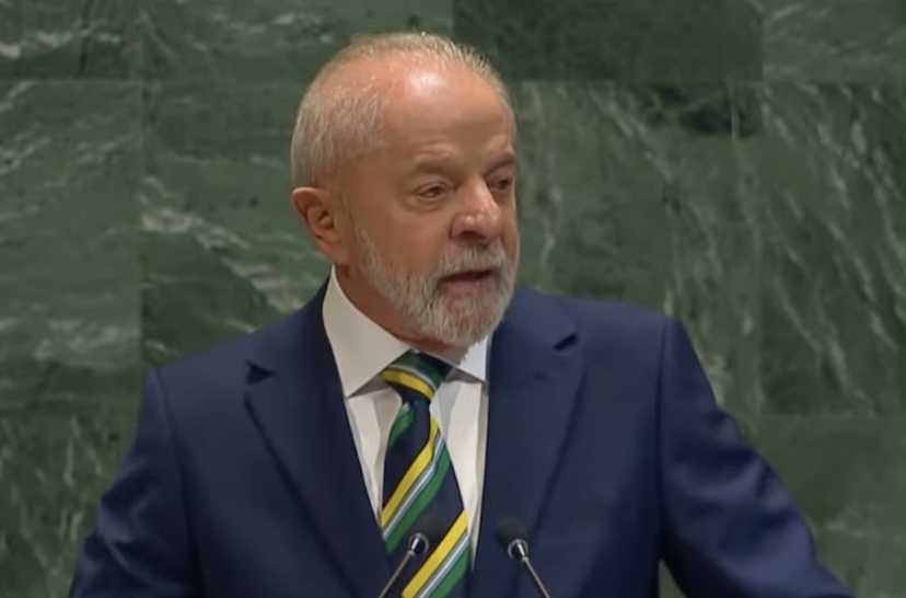 Lula em discurso durante a Assembleia Geral da ONU em Nova York 2025