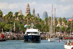 Barcos da Flotilha Global Sumud
