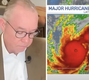 Meteorologista John Morales se emociona ao falar do furacão Milton na Flórida