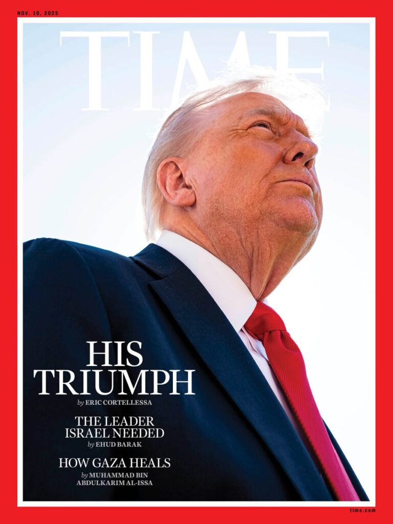 Trump na capa da revista Time
