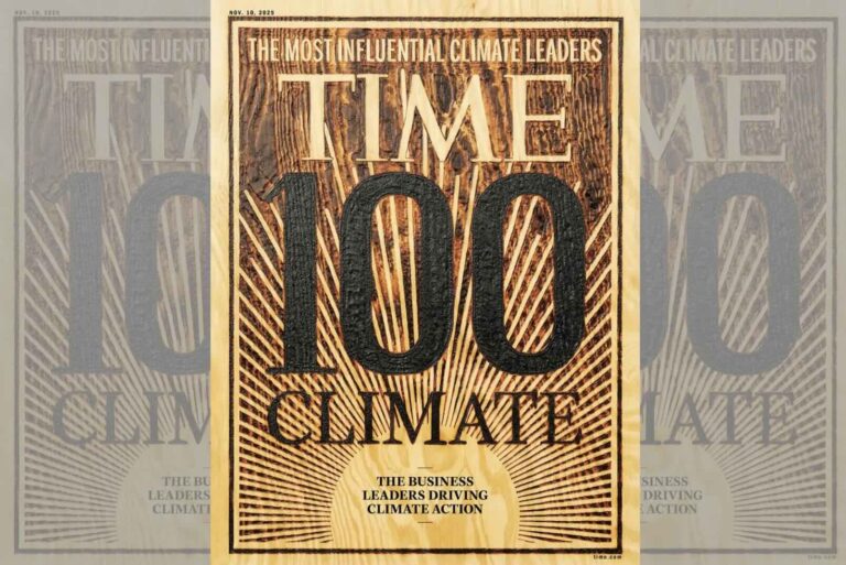 Capa da revista Time 100 clima