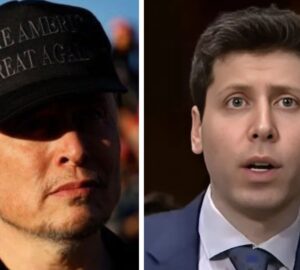 Elon Musk e Sam Altman, CEO da OpenIA,dona do ChatGPT