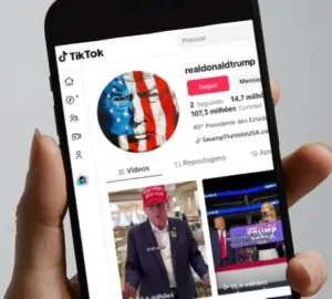 Conta de Donald Trump no TikTok