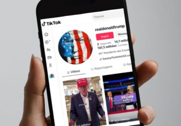 Conta de Donald Trump no TikTok