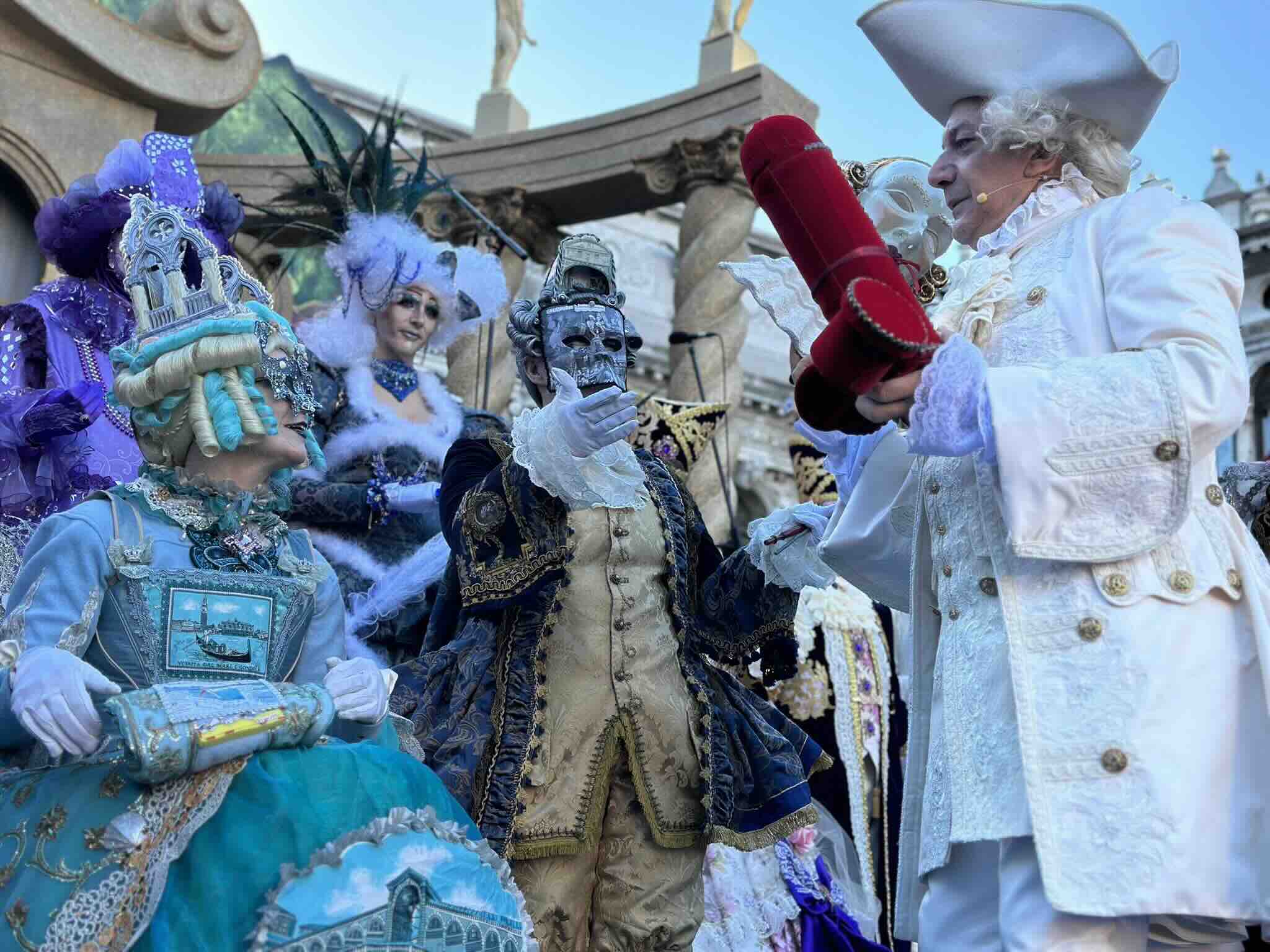 Carnaval de Veneza homenageando Casanova em 2025